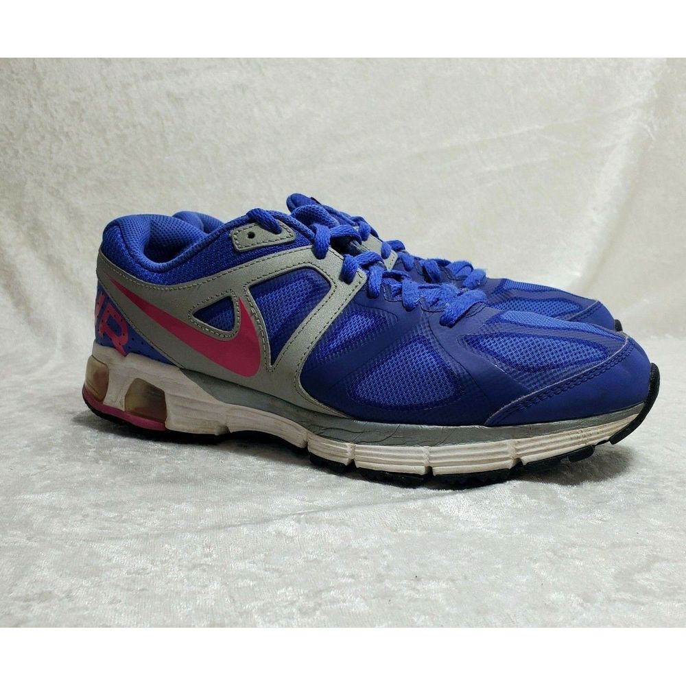 Nike Sneakers Youth Size 7 Air‎ Max Run Lite 4 Shoes Blue Pink